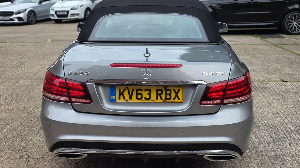 Mercedes-Benz E Class 3.0 E350d V6 Bluetec Amg Sport Cabriolet G-tronic Silver #6