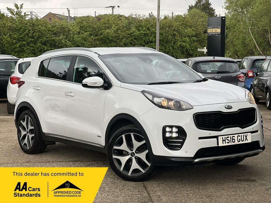 Kia Sportage 1.6 T-gdi Gt-line Awd Euro 6 White