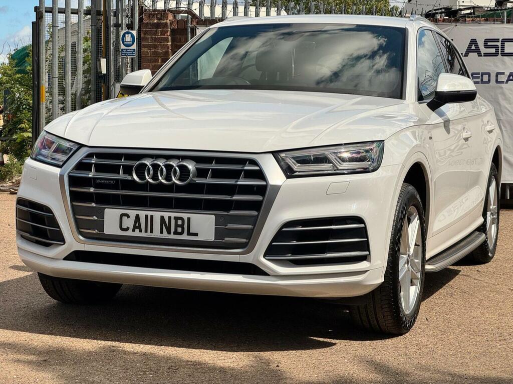 Audi Q5 2.0 Tdi S Line S Tronic Quattro Euro 6 Ss CA11NBL White #3
