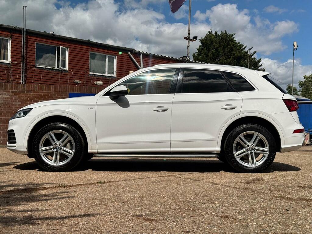 Audi Q5 2.0 Tdi S Line S Tronic Quattro Euro 6 Ss CA11NBL White #5