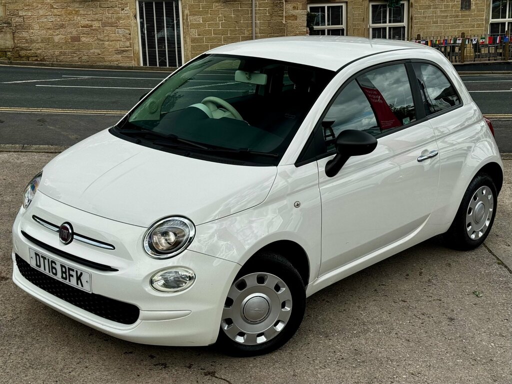 Fiat 500 1.2 Pop Hatchback Euro 6 Ss DT16BFK White #2
