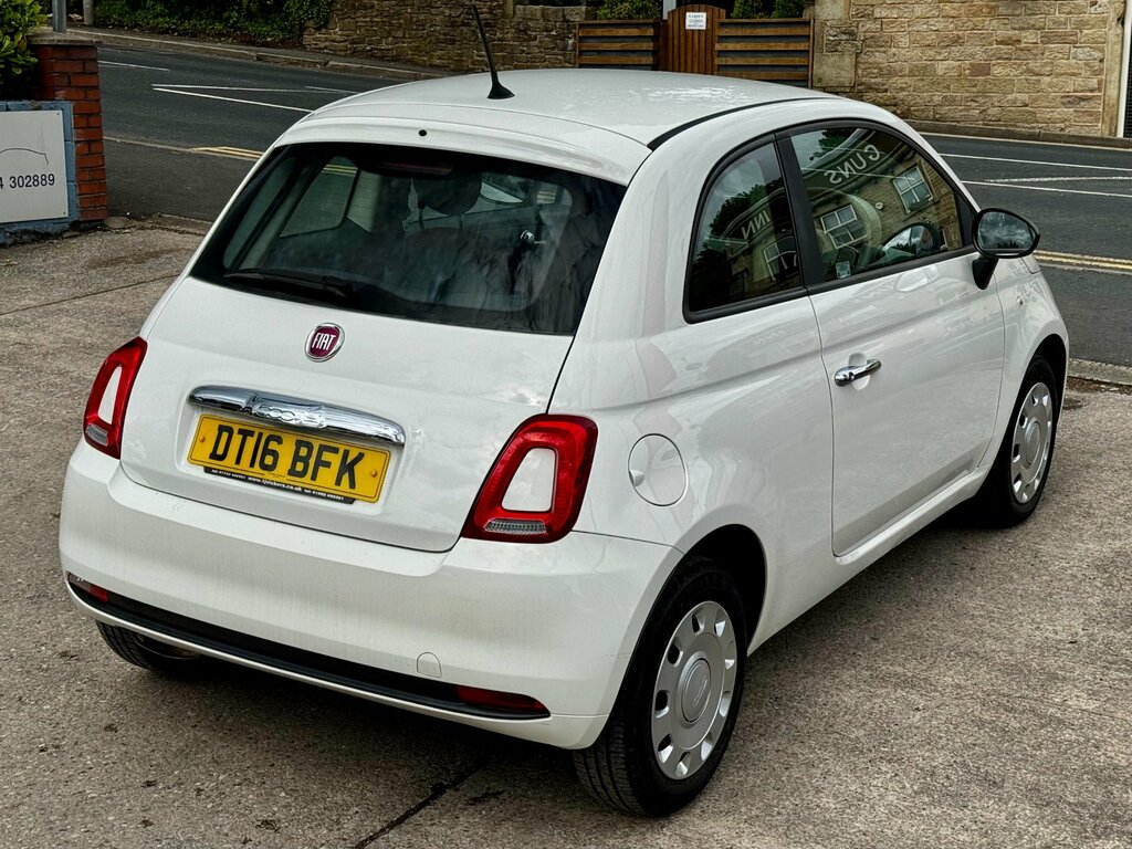 Fiat 500 1.2 Pop Hatchback Euro 6 Ss DT16BFK White #4