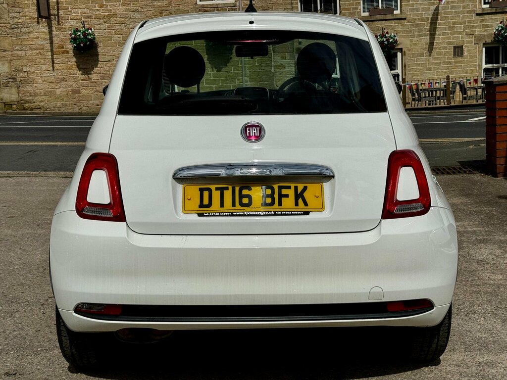 Fiat 500 1.2 Pop Hatchback Euro 6 Ss DT16BFK White #5