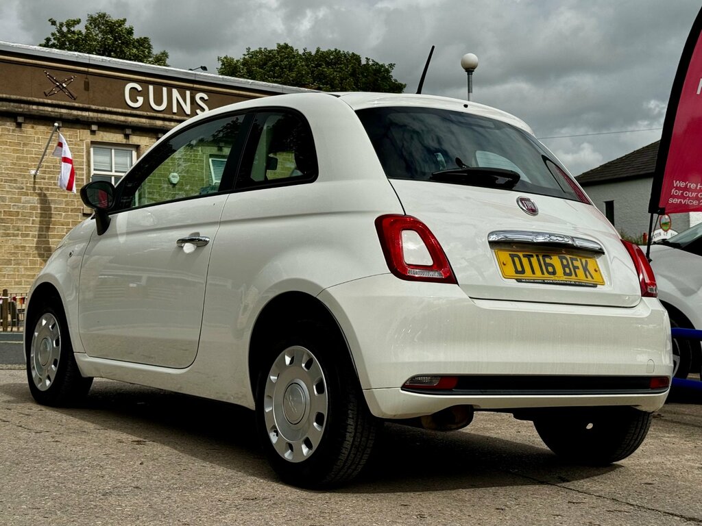 Fiat 500 1.2 Pop Hatchback Euro 6 Ss DT16BFK White #6