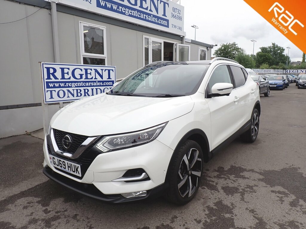 Nissan Qashqai 1.3 Dig-t Tekna Suv Euro 6 Ss GJ69HUK White