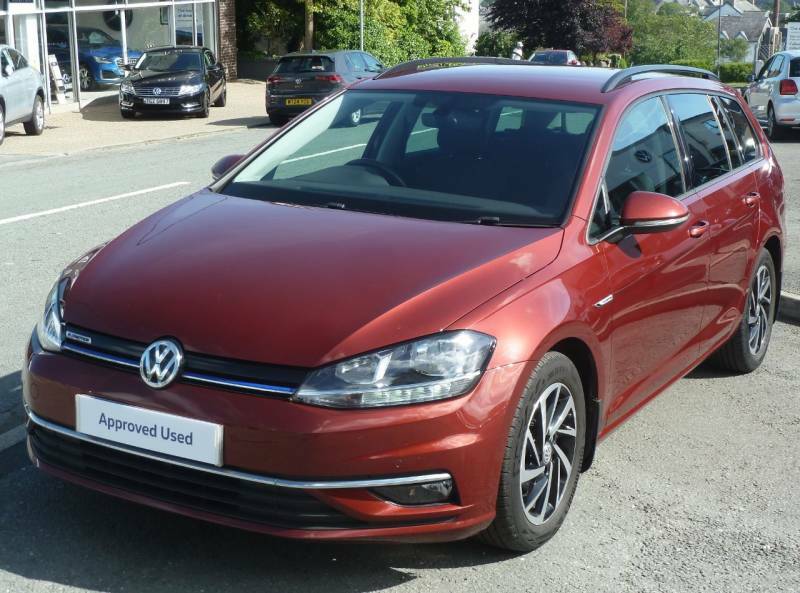 Volkswagen Golf 1.5 Tsi 130 Evo Match Estate - 2019 19 WD19JXL Red #4