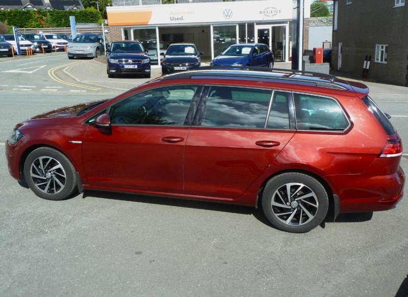 Volkswagen Golf 1.5 Tsi 130 Evo Match Estate - 2019 19 WD19JXL Red #5