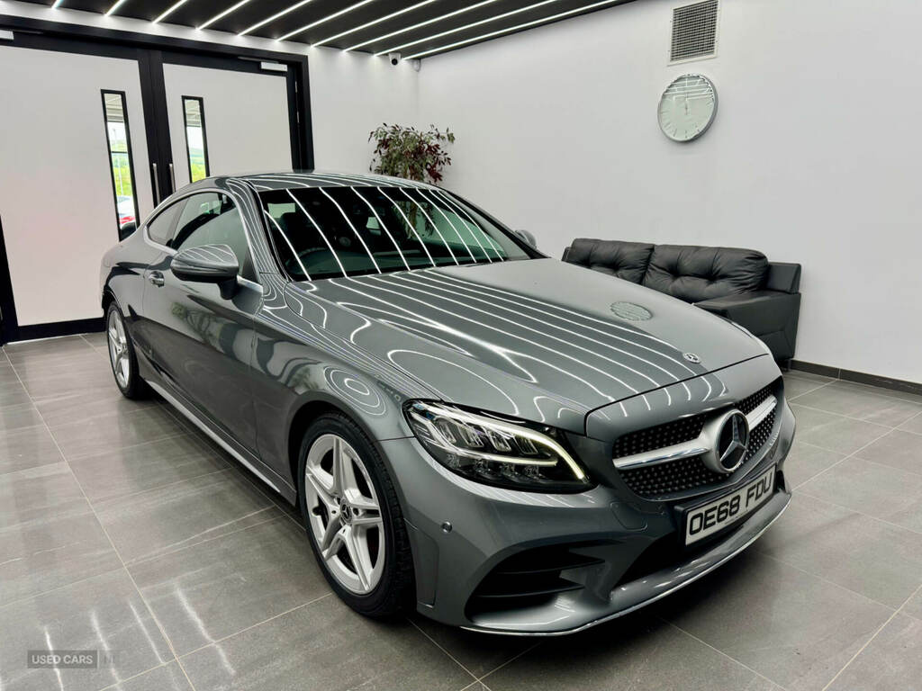 Mercedes-Benz C Class C220d Amg Line OE68FDU Grey #3