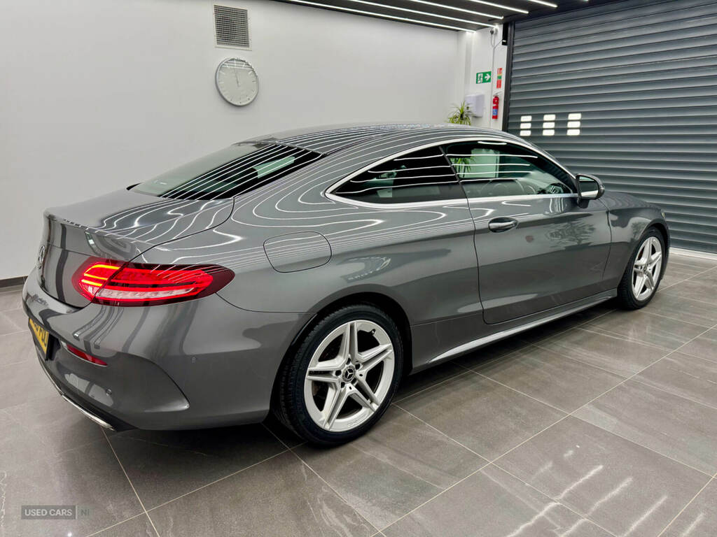 Mercedes-Benz C Class C220d Amg Line OE68FDU Grey #5