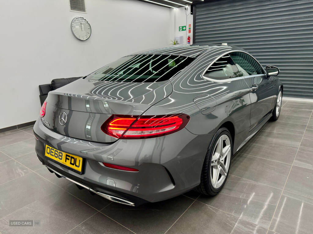 Mercedes-Benz C Class C220d Amg Line OE68FDU Grey #6