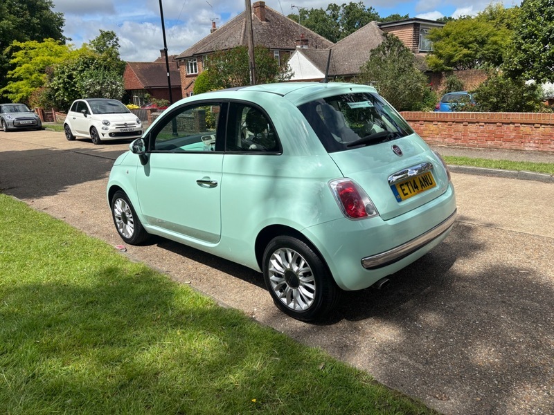 Fiat 500 Lounge Green #6