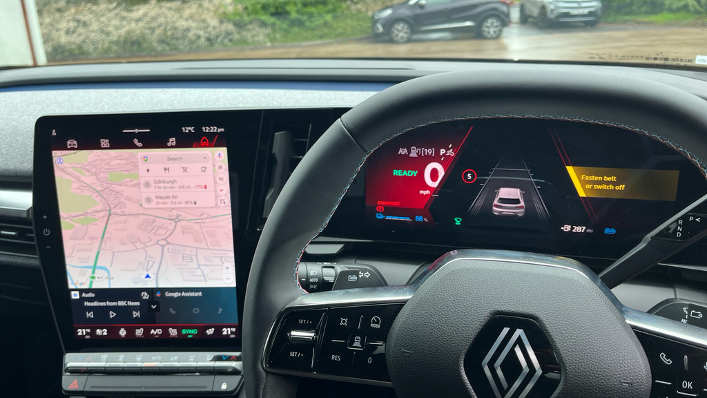 Renault Scenic Renault Scenic E-tech 160Kw Esprit Alpine 87Kwh Lo CF25NFT Black #5
