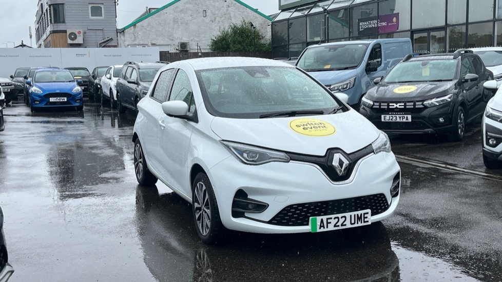 Renault Zoe Zoe 100Kw Gt Edition R135 50Kwh Rapid Charge A White