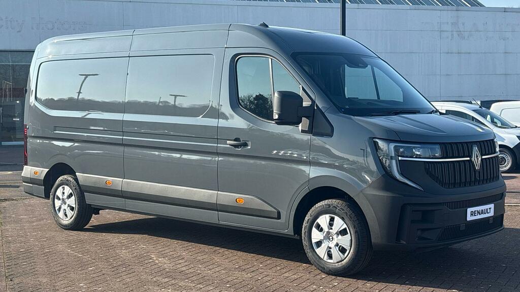 Renault Master Master Lm35 Blue Dci 130 Advance Medium Roof Van Grey