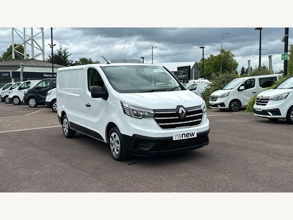 Renault Trafic Renault Trafic Sl30 Blue Dci 130 Advance Van White #2
