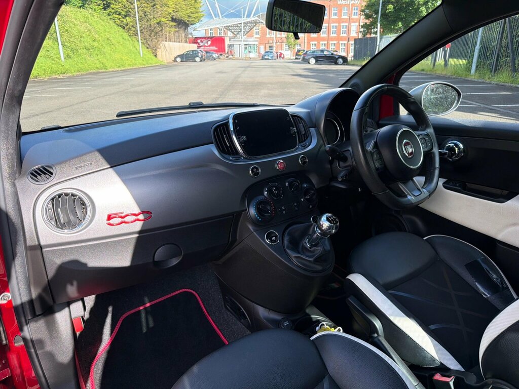Fiat 500 Lounge Red #5