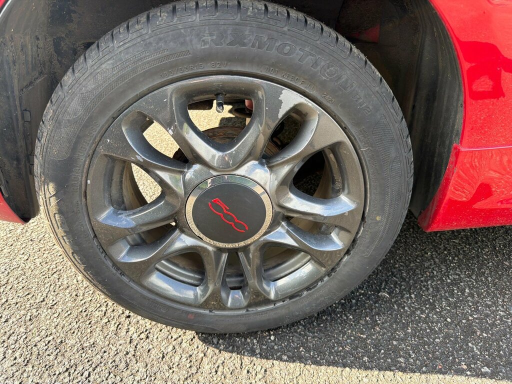 Fiat 500 Lounge Red #9