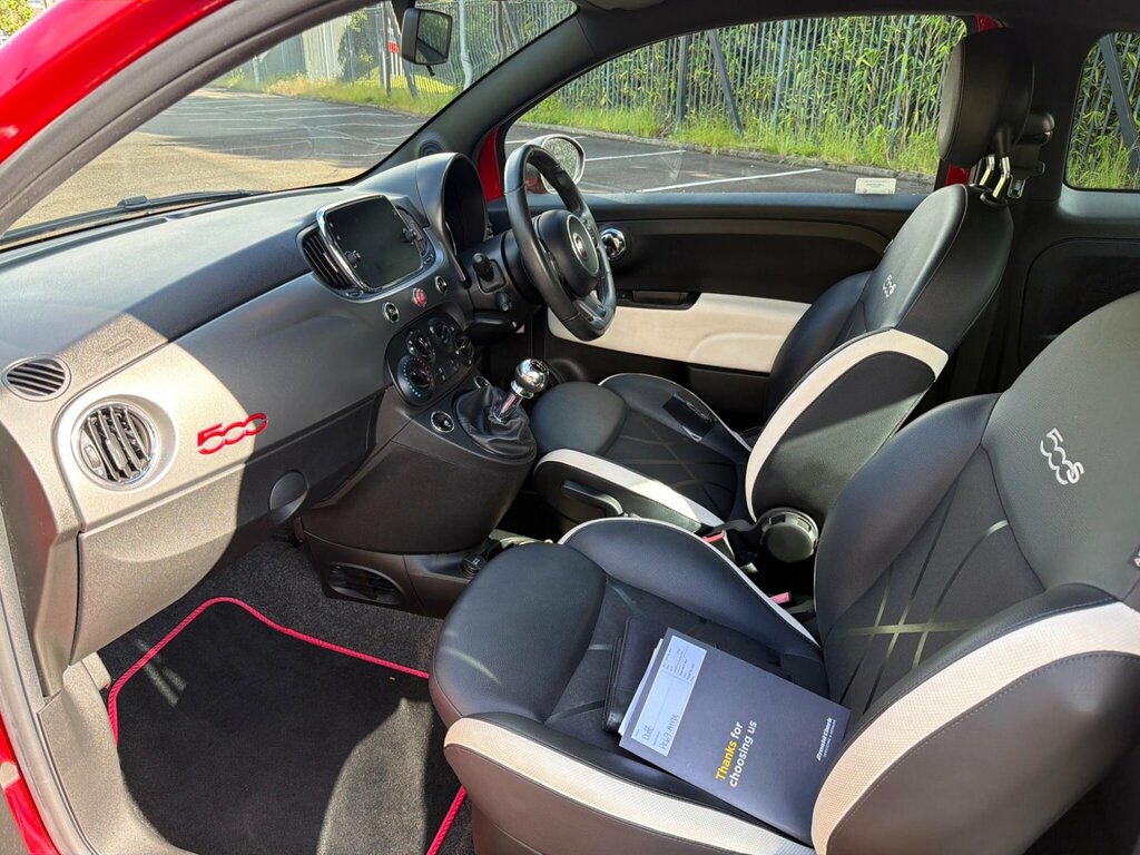 Fiat 500 Lounge Red #4