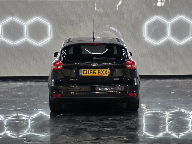 Ford Focus 2016 Zetec CU66BXX Black #5