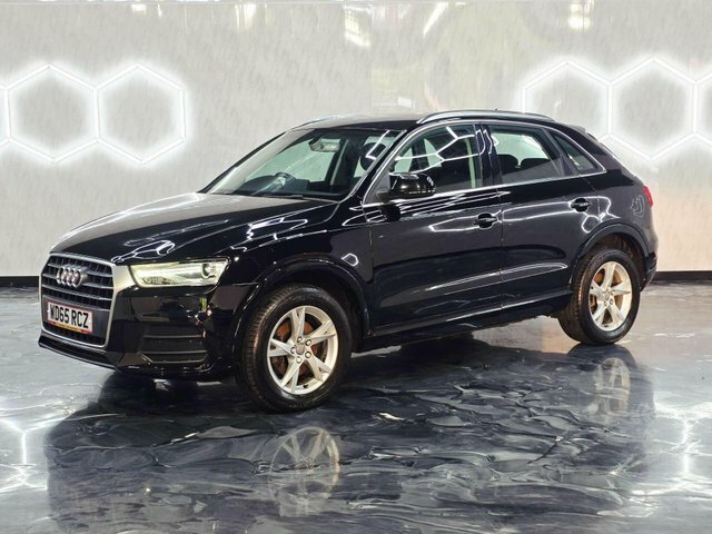 Audi Q3 2015 2.0 Tdi Se Suv Euro 6 Ss WD65RCZ Black #3