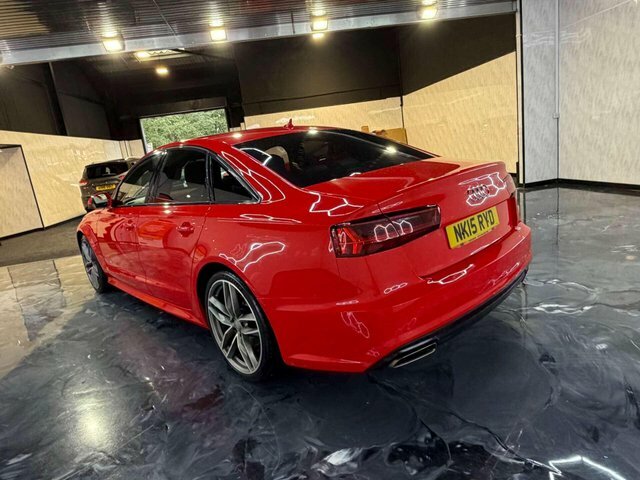Audi A6 Saloon 2015 2.0 Tdi Ultra Black Edition Saloon NK15RYD Red #4