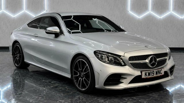 Mercedes-Benz C Class 2019 2.0 C300d Amg Line Premium Coupe Silver