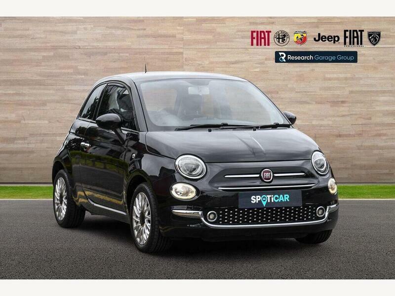 Fiat 500 1.2 Lounge Hatchback Euro 6 Ss Black