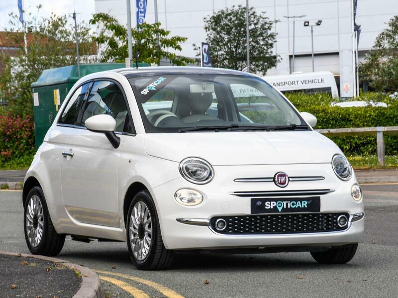 Fiat 500 1.2 Lounge Hatchback Euro 6 Ss White