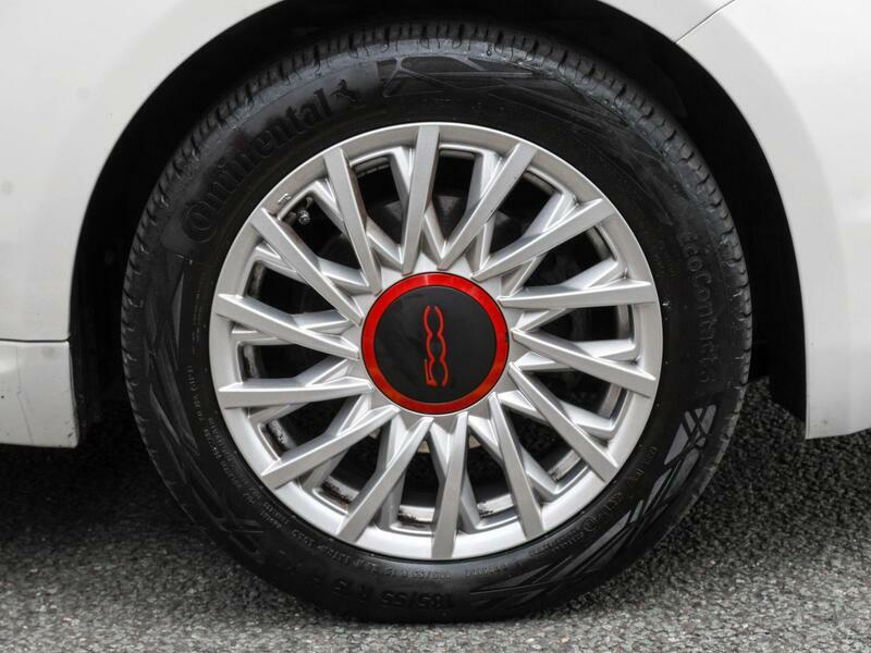 Fiat 500 1.0 Mhev Red Hatchback Euro 6 S BJ71ZVG White #4