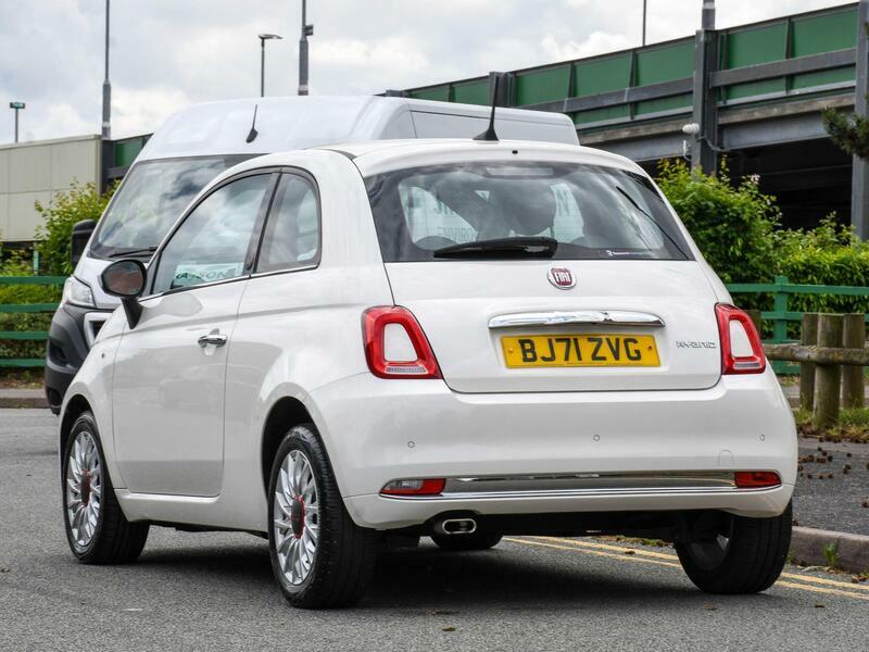 Fiat 500 1.0 Mhev Red Hatchback Euro 6 S BJ71ZVG White #2
