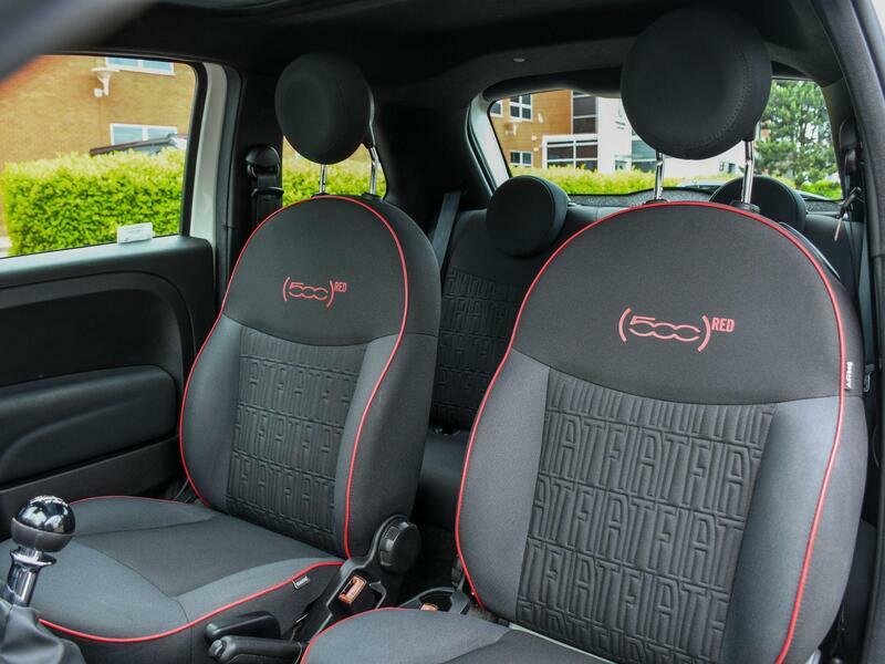 Fiat 500 1.0 Mhev Red Hatchback Euro 6 S BJ71ZVG White #5