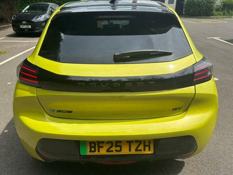 Peugeot e-208 51Kwh Gt Hatchback 7.4Kw Charge BF25TZH Yellow #5