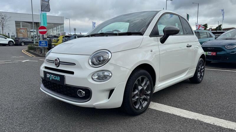 Fiat 500 1.2 S Hatchback Dualogic Euro 6 Ss White #3