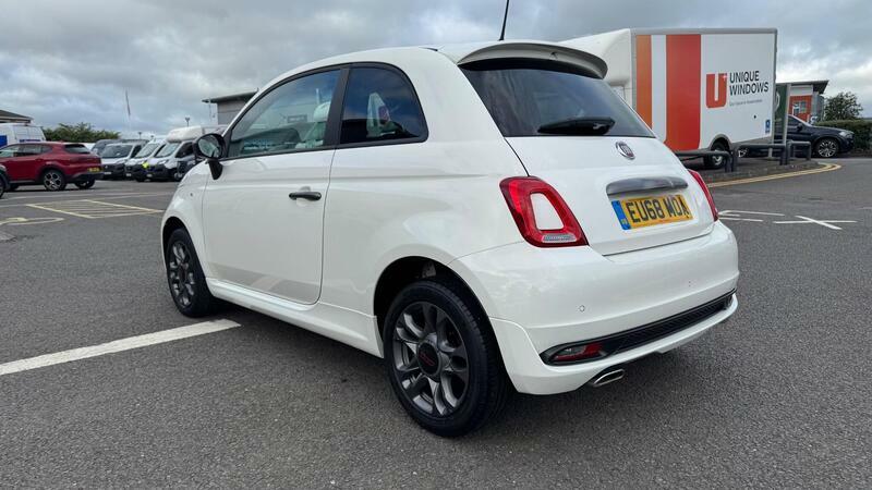 Fiat 500 1.2 S Hatchback Dualogic Euro 6 Ss White #4
