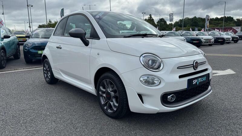 Fiat 500 1.2 S Hatchback Dualogic Euro 6 Ss White