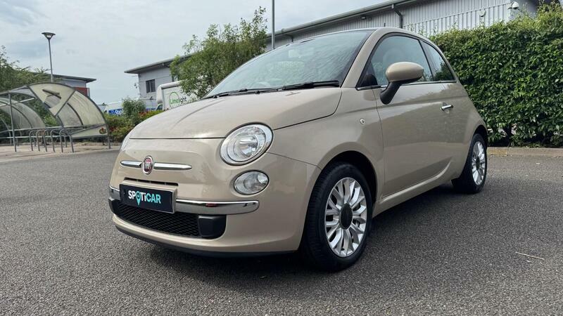 Fiat 500 1.2 Lounge Hatchback Dualogic Euro 6 S Brown #3
