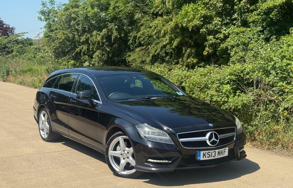 Mercedes-Benz CLS 3.0 Cls350 Cdi V6 Blueefficiency Amg Sport Shootin KS13MKF Black #6