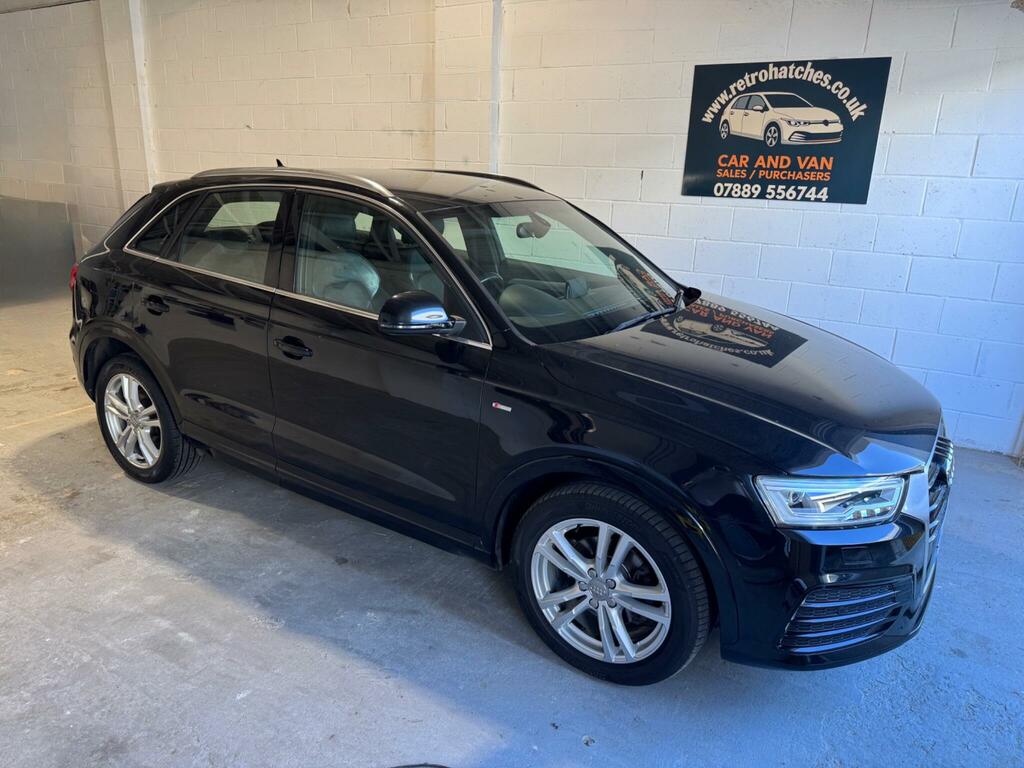 Audi Q3 2.0 Tdi S Line S Tronic Quattro Euro 6 Ss GD15NLT Black #3