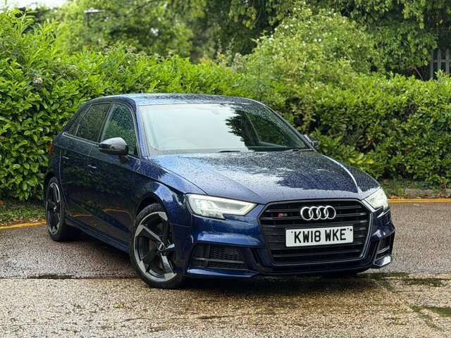 Audi S3 2.0 Tfsi Black Edition Sportback S Tron Blue