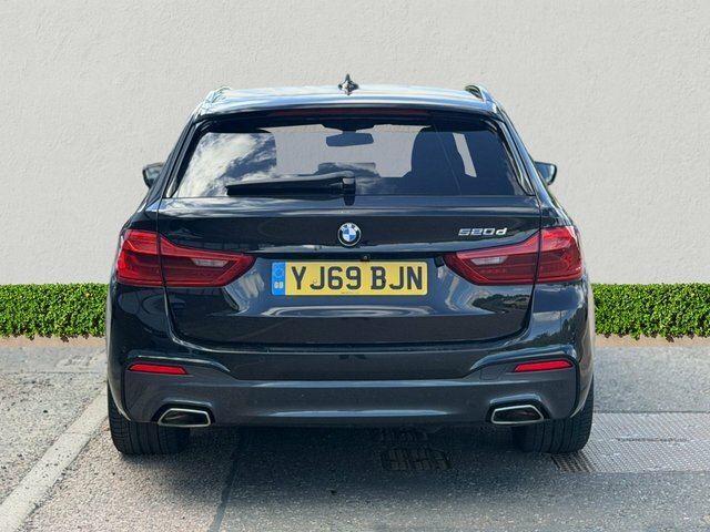 BMW 5 Series 2.0 520D M Sport Touring Euro 6 S Black #6