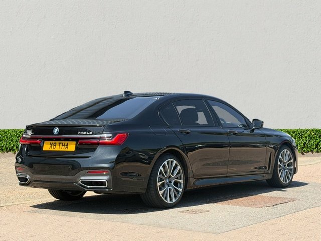 BMW 7 Series 745Le Xdrive Blue #7