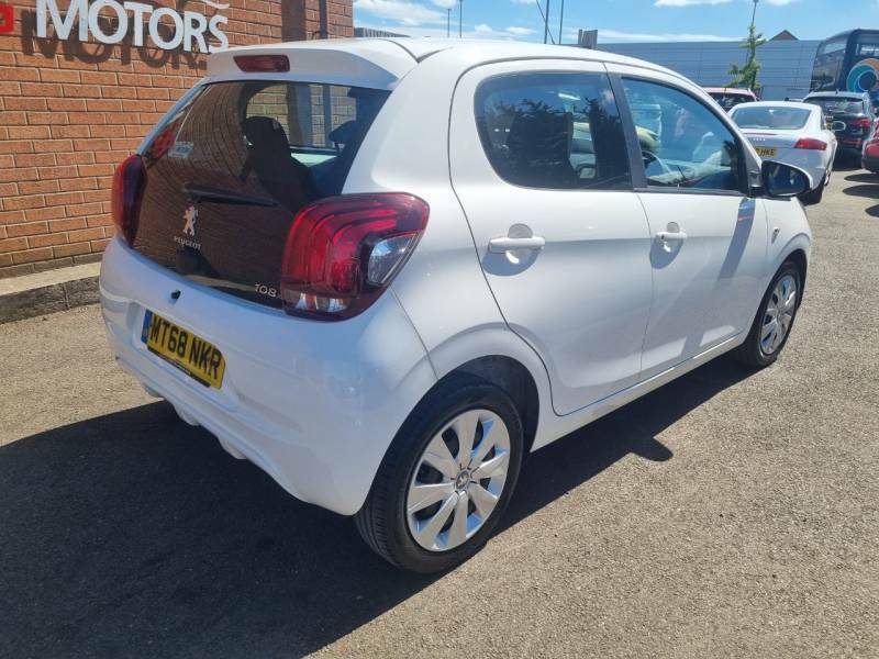 Peugeot 108 1.0 72 Active - 2018 68 MT68NKR White #4