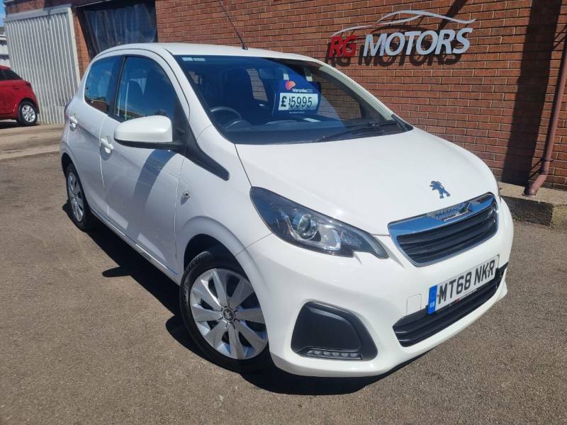 Peugeot 108 1.0 72 Active - 2018 68 MT68NKR White #2
