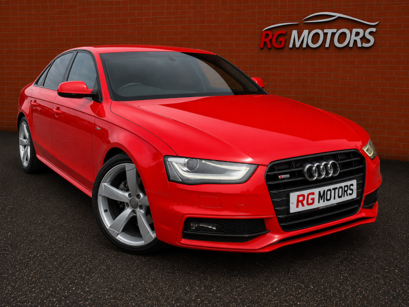 Audi A4 2.0 Tdi 143 Black Edition Red