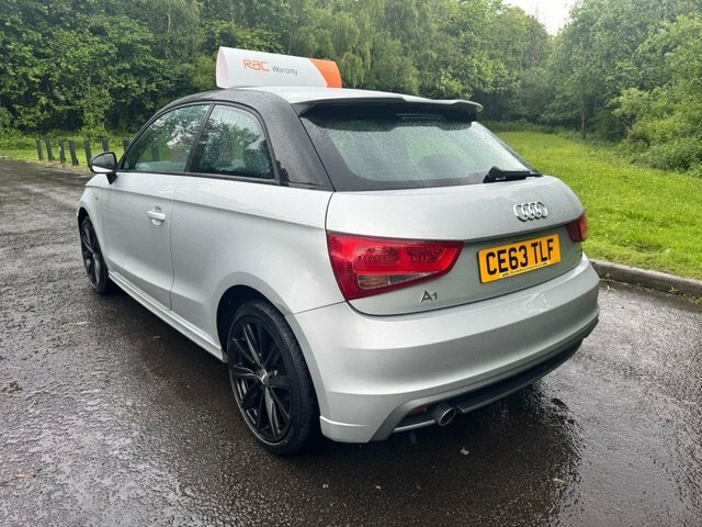 Audi A1 Hatchback CE63TLF Silver #3