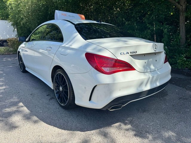 Mercedes-Benz CLA Class Saloon White #3