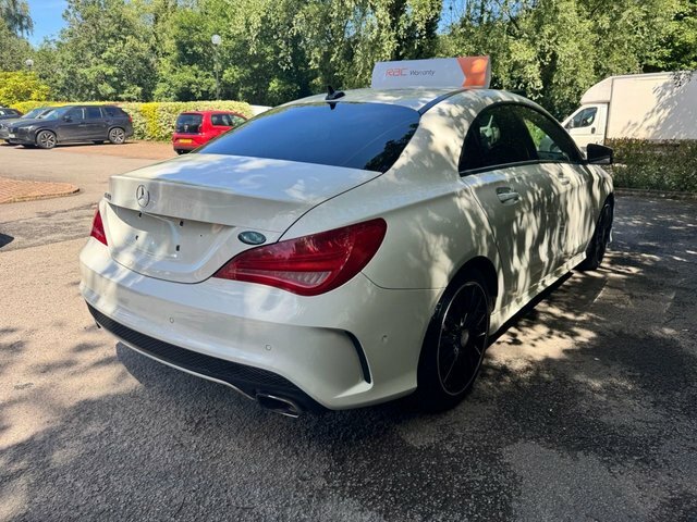 Mercedes-Benz CLA Class Saloon White #4