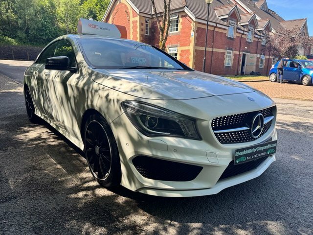 Mercedes-Benz CLA Class Saloon White #5
