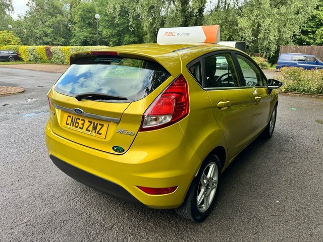 Ford Fiesta Hatchback CN63ZMZ Yellow #4