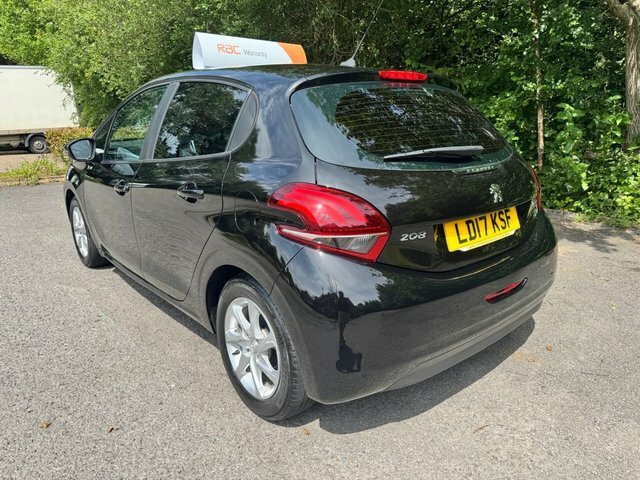 Peugeot 208 Hatchback Black #3